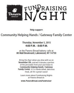 Panera Fundraising Night.