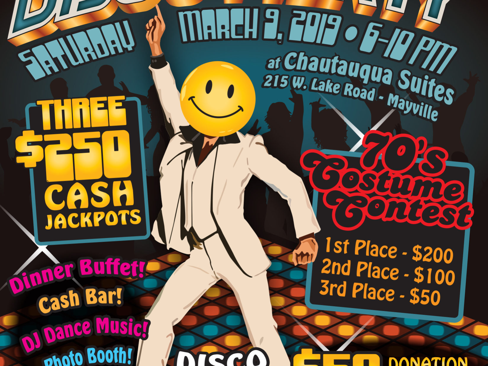 70s Disco Party Fundraiser